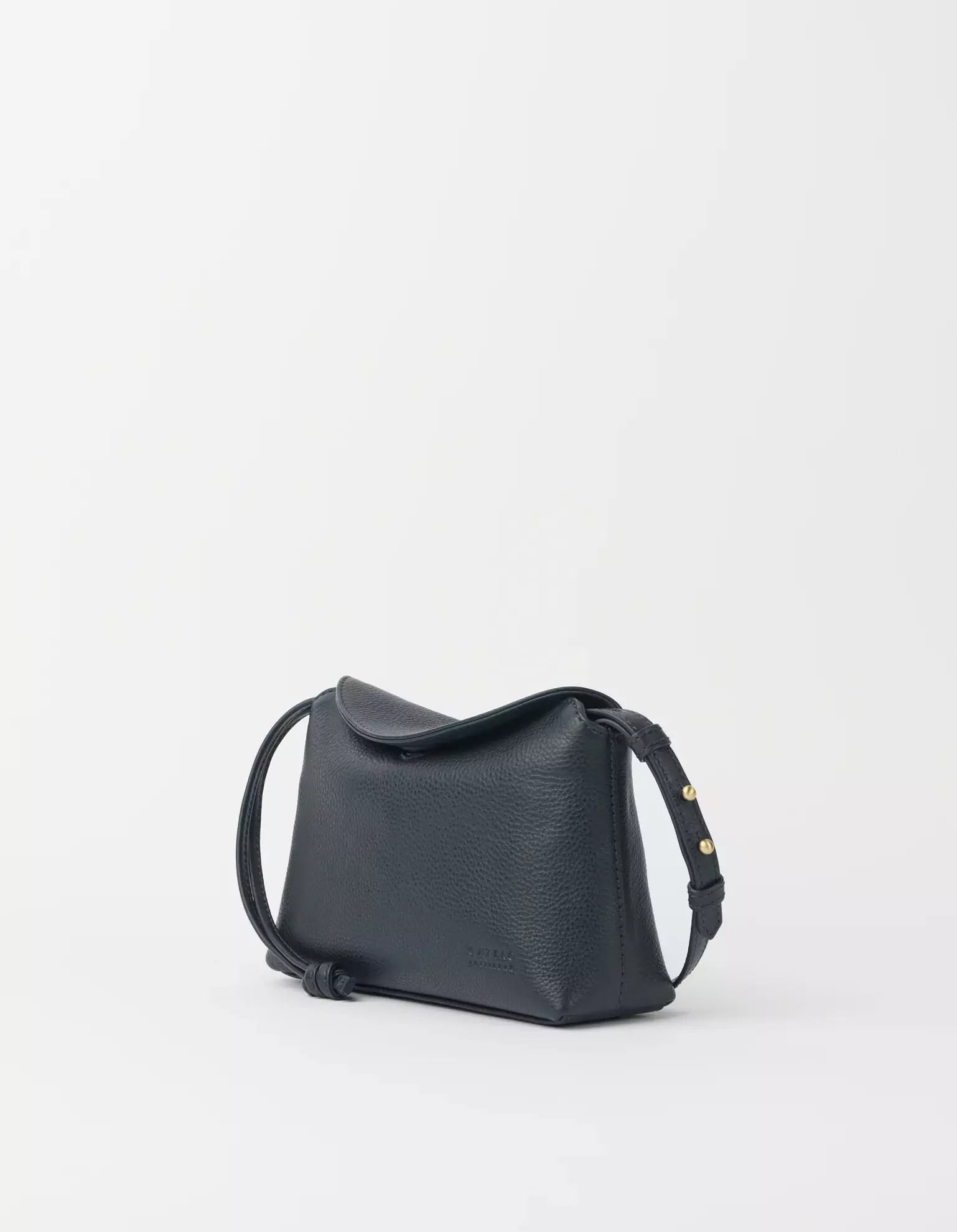 O MY BAG Sienna Mini Universe Blue Soft Grain Leather Handtasche Leder blau